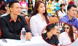 Trương Ngọc Ánh nhìn Kim Lý đắm đuối giữa sự kiện