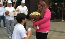 Sợ bị 'đá', chàng trai vỗ béo bạn gái xinh đẹp từ 50kg lên 90kg