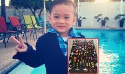 Jacky Minh Trí ra dáng hotboy nhí cạnh 'dàn siêu xe'