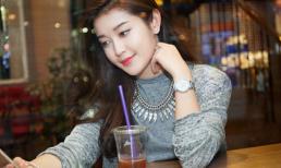 Bắt gặp Á hậu Huyền My lang thang cafe một mình