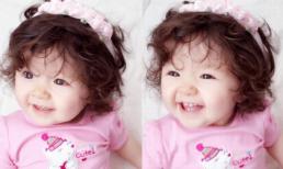 Cadie được mẹ khen xinh như 'công chúa'