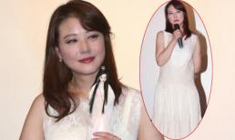 Châu Hải My lộ thân hình béo tròn với váy ren diêm dúa