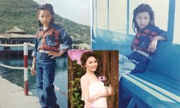 Lộ một loạt ảnh thời bé 'chuẩn men' của Quỳnh Thư