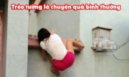 Trèo tường là chuyện quá bình thường