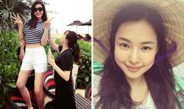 Hoa hậu đẹp nhất thế giới 2007- Honey Lee đi xích lô ở Hội An