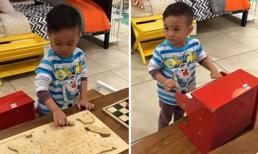 Jacky Minh Trí hào hứng trong giờ học thực tế ở Mỹ