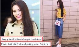 Kỳ Duyên bị chê mặc quần nhăn nhúm như 'hai lúa'