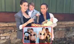 Cặp đồng tính nữ cùng mang thai gây sốt cộng đồng