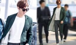Lee Min Ho diện thời trang cực chất khi ở sân bay