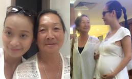 Lê Kiều Như được mẹ chồng đích thân đưa đi khám thai