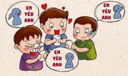 Bản tin nhanh về trào lưu nhắn tin 'em yêu anh'