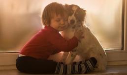 Cậu bé ôm cún cưng lay động trái tim hàng triệu người