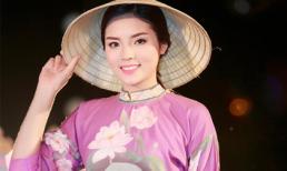 Kỳ Duyên xinh đẹp khi diện áo dài, đội nón lá