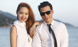 Trần Bảo Sơn thân mật với Minh Hằng trước biển