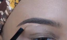 Clip mẹo kẻ lông mày đẹp tự nhiên và sắc nét trong 1 phút