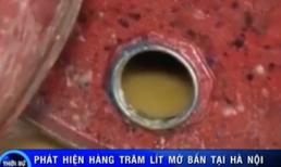 Phát hiện hơn 400 thùng phuy mỡ lợn bẩn