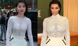 Lưu Diệc Phi 'đụng' váy đẹp 'vượt mặt' Kim