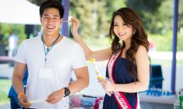 Jennifer Chung được trai đẹp 'tháp tùng’ đi từ thiện