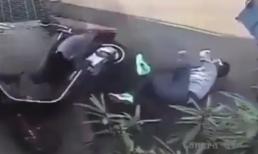 Thoát chết dù bị ô tô chèn lên đầu