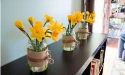 Trang trí nhà đẹp lung linh với lọ thủy tinh