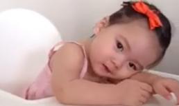 Cận cảnh con gái Đoan Trang cực đáng yêu