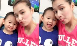 Con trai Lã Thanh Huyền càng lớn càng đẹp trai và kháu khỉnh