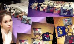 Ngọc Trinh khoe bộ sưu tập túi xách đáng yêu