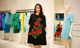 Hà Kiều Anh sang trong với váy hoa hồng thêu của Đỗ Mạnh Cường