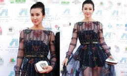 Lý Băng Băng khoe chân dài với váy xuyên thấu 