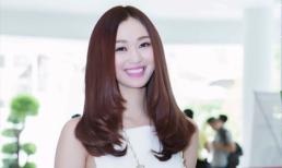 Khánh My đẹp rạng rỡ dự họp báo 'Mẫu và Tài Năng Việt Nam 2015'