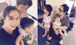 Gia đình Ốc Thanh Vân 'tưng bừng' đi chơi