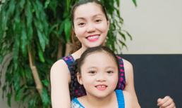 Ngọc Anh tự tin khoe mặt mộc bên con gái 7 tuổi