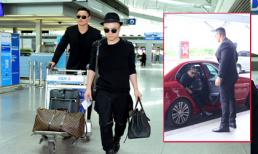 Đỗ Mạnh Cường xuất hiện cùng vệ sĩ tại sân bay cho chuyến đi Mỹ