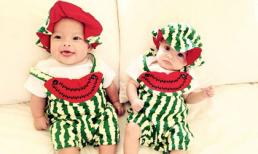 Cặp song sinh 3 tháng tuổi 'ngốn' hơn 660 triệu tiền quần áo