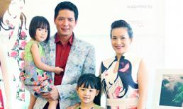 Bình Minh dẫn vợ con đi mua sắm cuối tuần