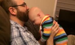 Những khoảnh khắc tình cảm của bố và con