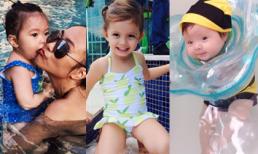 Thời trang bơi cực yêu và sành điệu của nhóc tì nhà sao Việt 