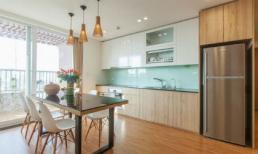 Trang trí nội thất gọn gàng của căn hộ 95 m2 với hai phòng ngủ