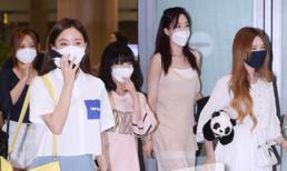 T-ara trùm kín mít tại sân bay vì sợ dịch MERS