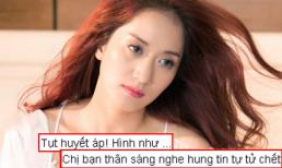 Khánh Thi tụt huyết áp vì nghe hung tin bạn thân tự tử