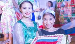 Hoa hậu Trần Thị Quỳnh hóa cô gái Nga xinh đẹp