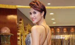 Phương Mai tự tin khoe lưng trần mướt mắt