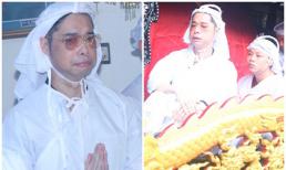 Ngọc Sơn suy sụp, khóc không ngừng bên linh cữu cha