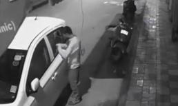 Trộm liều lĩnh đập kính xe ô tô để 'chôm' đồ