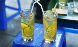 Rùng mình uống trà chanh pha hóa chất