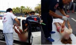 Thi thể phụ nữ chết bất thường trong xe với hiện tượng bong tróc da