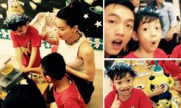 Hồ Ngọc Hà và Cường Đô la cùng dự sinh nhật với Subeo ở lớp?