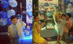 Hà Hồ và Cường Đô la vui vẻ tổ chức sinh nhật cho Subeo tại nhà