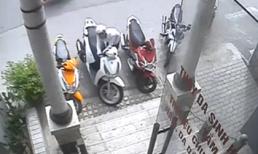 Tên trộm bẻ khóa SH trong 5 giây