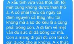 Cộng đồng xôn xao câu chuyện bà mẹ trẻ bức xúc sau sinh